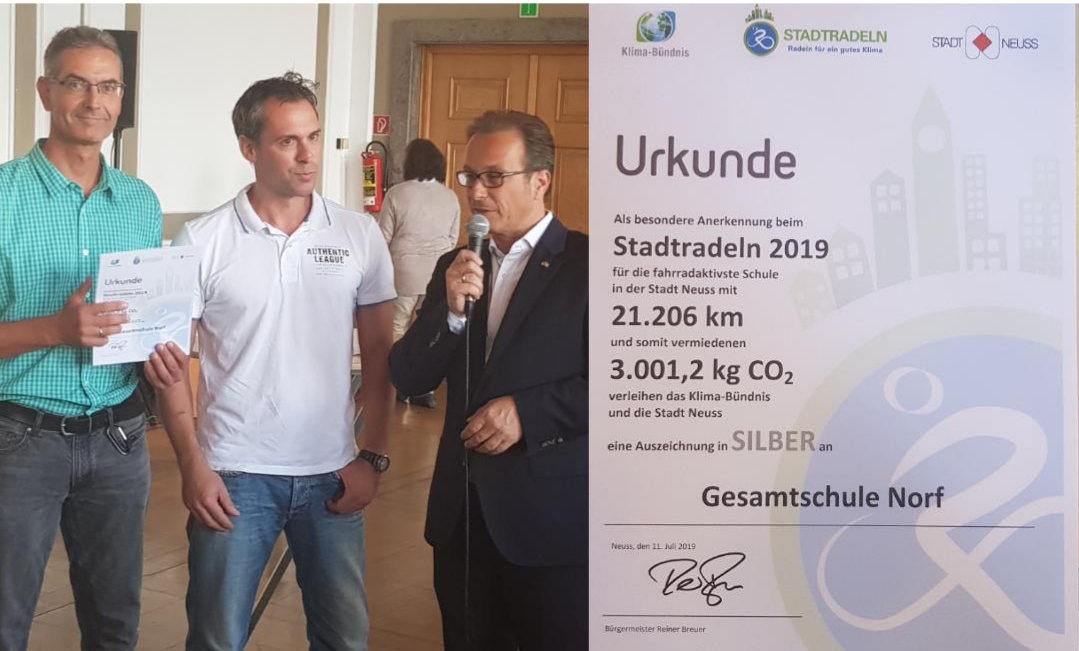 Stadtradeln Silber 2019
