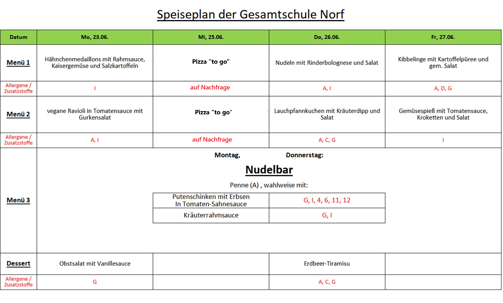 381 Speiseplan der Gesamtschule Norf 23.06.25ff_geändert